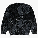 Supreme Printed Paisley Sweater Black