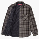 Supreme Quilted Flannel Snap Shirt Black