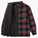 Camisa de franela a cuadros supreme quilado negro