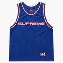 Supremo Rhinestone Basketball Jersey Royal