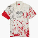 Supreme Rita Ackermann Rayon S/S Shirt White