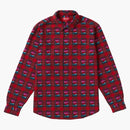 Supreme Rose Buffalo Plaid Shirt Red