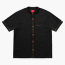 Supreme S/S Band Collar Shirt Negro