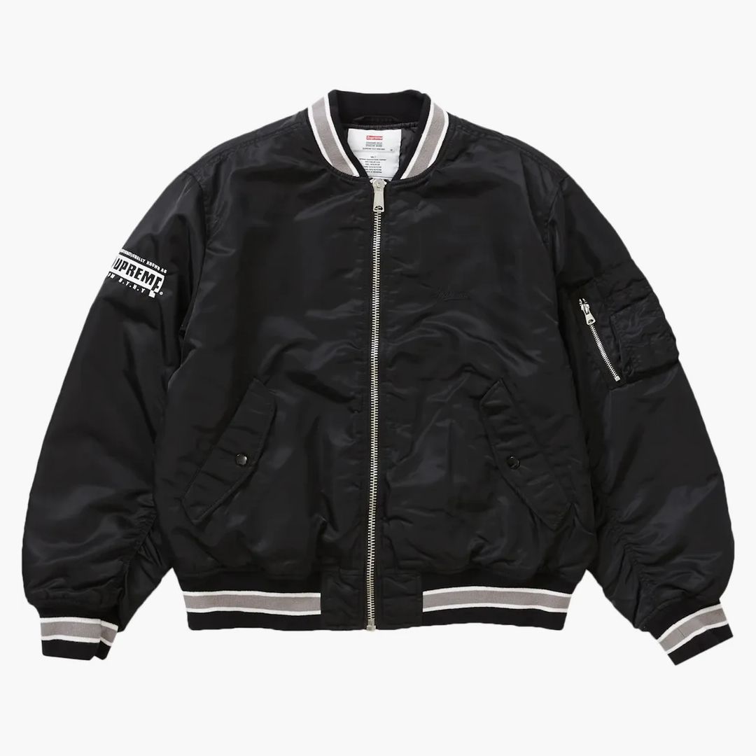 Supreme MA-1 ブラック M Supreme GOODENOUGH Reversible MA-1 Black メンズ - SS25 - JP
