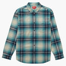 Supreme Shadow Plaid Flannel Shirt (ss23) Blue