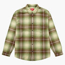 Supreme Shadow Plaid Flannel Shirt (SS23) Green