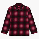 Supreme Shadow Plaid Fleece Shirt Red