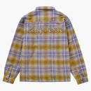 Supreme Shearling Lined Flannel Shirt Olive