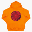 Sudadera con capucha supreme spitfire naranja brillante