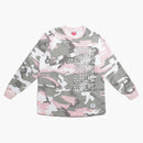 Supreme Stapled L/S Top Pink Camo