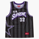 Supreme Star Basketball Jersey Black