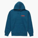 Supreme Stop Crying Hooded Sweatshirt Marine Blue