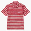 Supreme Stripe Terry S P Polo Red