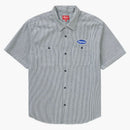 Supreme Studded Patch S/S Work Shirt Stripe