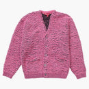 Supreme Textured Knotted Cardigan Pink