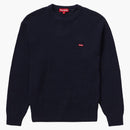 Supreme Textured Small Box Sweater Navy