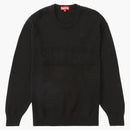 Supreme Tonal Paneled Sweater Black