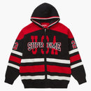 Supreme de EE. UU. Séter con capucha negro negro