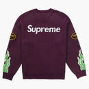 Supreme Vanson Leathers Sweater Purple