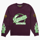 Supreme Vanson Leathers Sweater Purple
