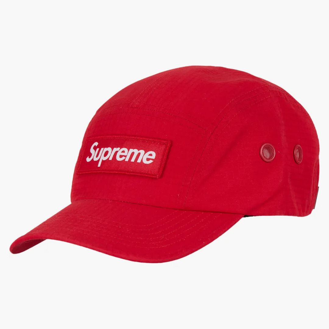 Supreme × Ventile® Camp Cap Supreme Valves Camp Cap Red - Kup w Hypenedz