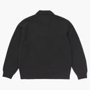 Supreme Woven Leather Zip Cardigan (FW24) Black