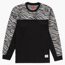 Supreme zebra l/s top black