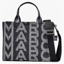 Marc Jacobs La bolsa de bolso medio de mezclilla monogram