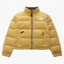 El North Face Women's 92 reversible chaqueta reversible mantequilla de almendras/carbón marrón