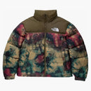 The North Face Womens Print 1996 Retro Nupse Chaqueta Antelope Tan/Impresión de tinte de hielo