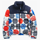 The North Face Women's Printed 1996 Retro Nupse Jacket Blue Ic Geo Print