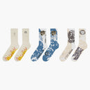 Travis Scott Cactus Jack For Fragment Socks (3 Pack) Multi