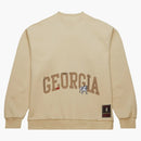 Travis Scott X Mitchell & Ness Georgia Bulldogs Pullover Sweatshirt Tan