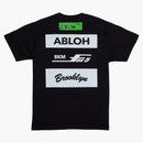 Virgil Aloh Brooklyn Museo Fos ABloh Bkm Camiseta Negra