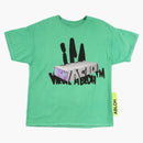 Virgil abloh ica graffiti camiseta verde