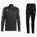 Adidas Tiro 21 Chaqueta de pista y pantalón set negro/blanco