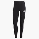 Adidas Women's Essentials 3-Stripes Cotton Leggings Black/White