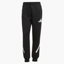 Adidas Women's Z.N.E. Bottoms de chándal en blanco/negro