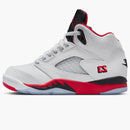 Jordan 5 Retro Fire Red Black Tongue (2025) (ps)