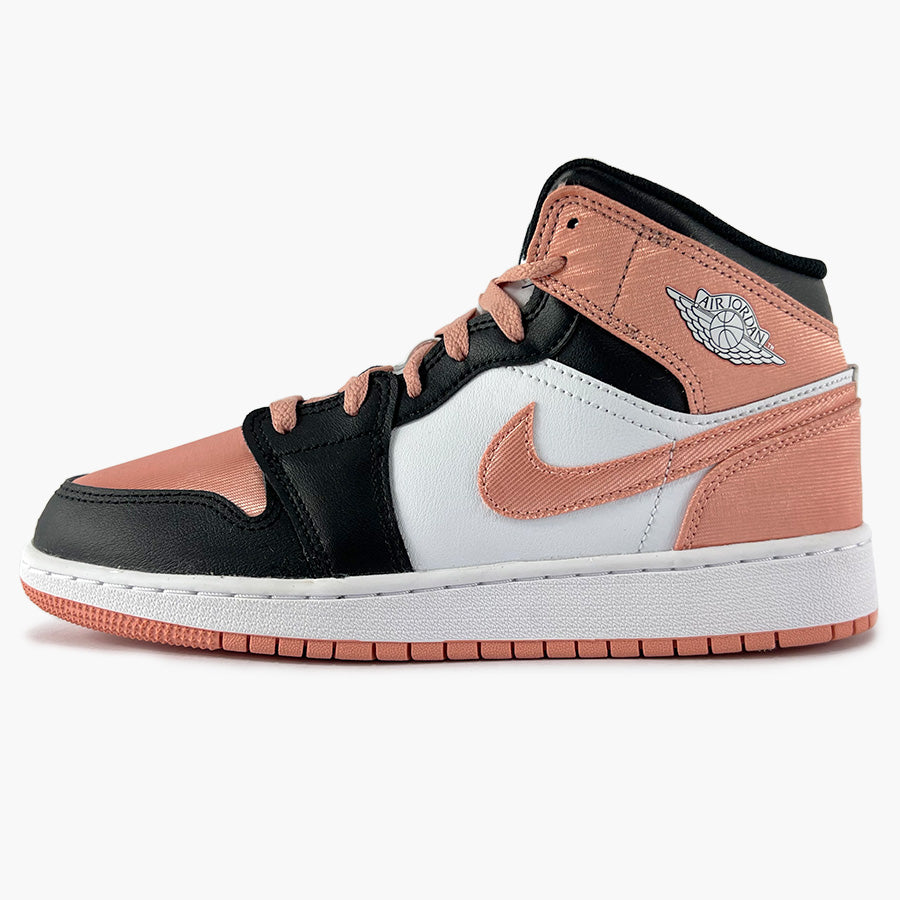 Air jordan 1 sales mid rose noir