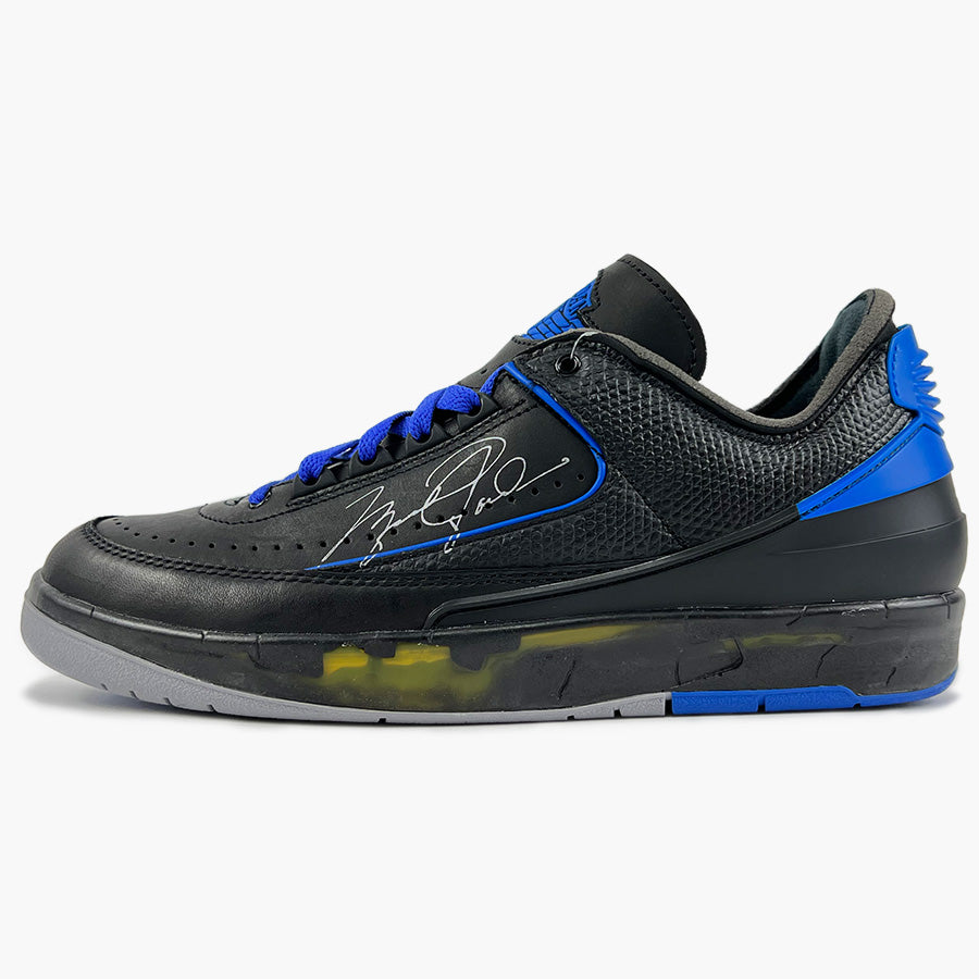 Kaufe den Air Jordan 2 Low SP Off White Black Blue bei HYPENEEDZ