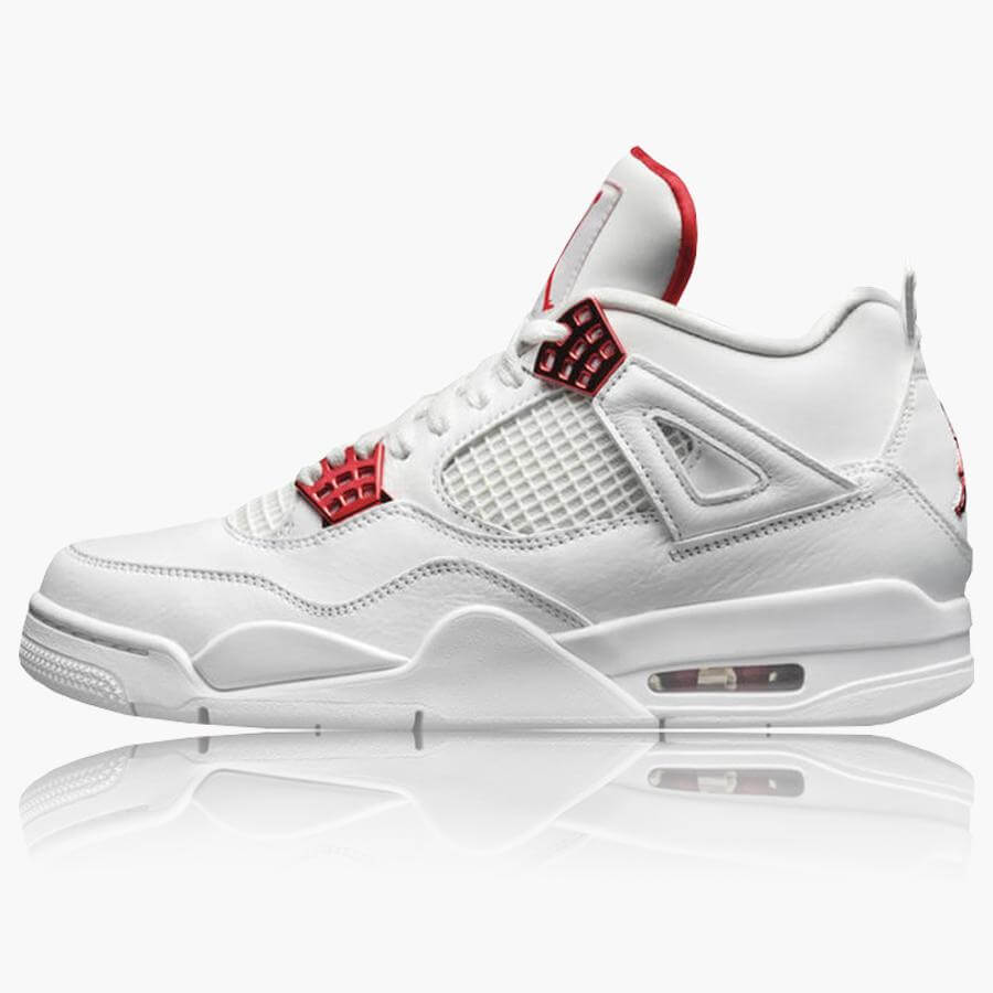 White and red new jordans top
