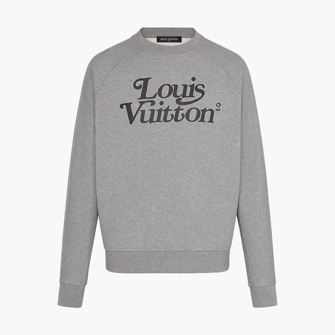 Louis Vuitton black Graphic Print Long-Sleeved Shirt