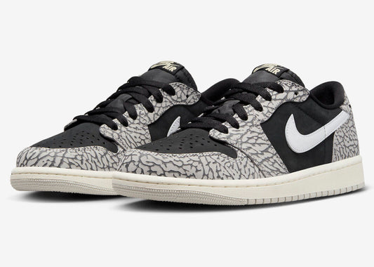 Air Jordan 1 Low OG Black Cement | Hypenewz