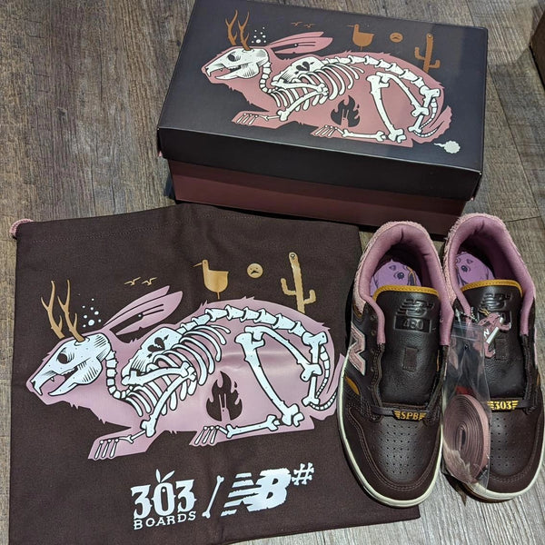 スニーカー New Balance Numeric 480 Jeremy Fish 303 Boards New Balance Numeric 480 Jeremy Fish X 303 Brown/Pink