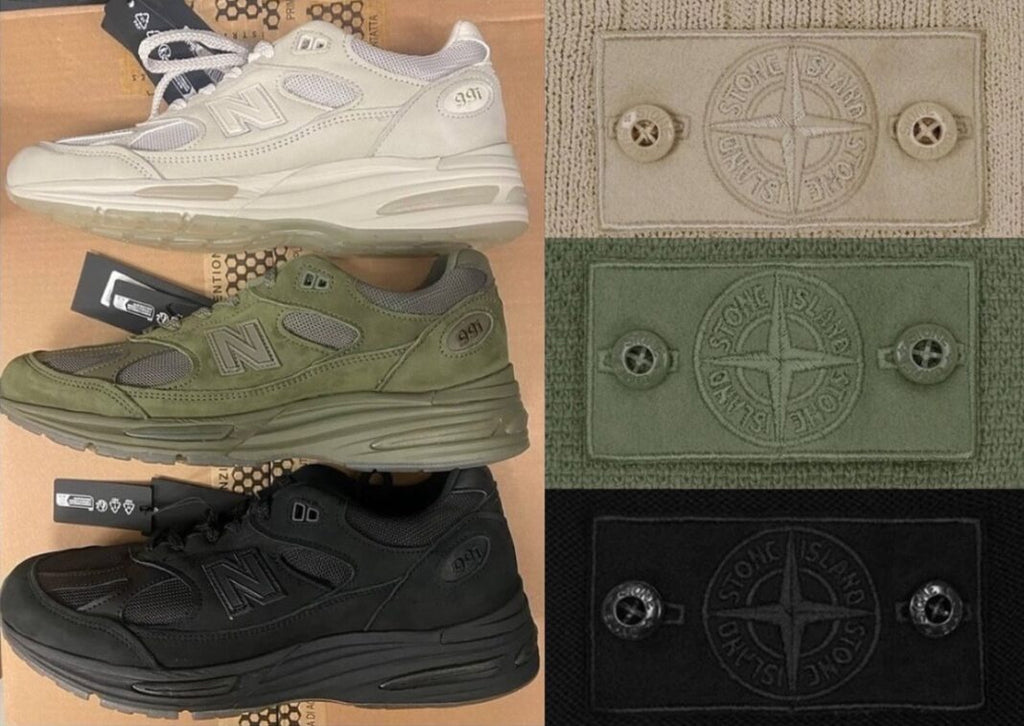 Stone Island x New Balance 991v2 Ghost 2024
