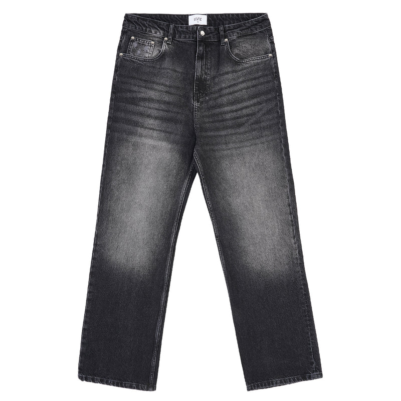 Levtic Double Pocket Jeans Washed Black