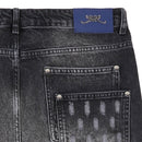 Levtic Double Pocket Jeans Washed Black