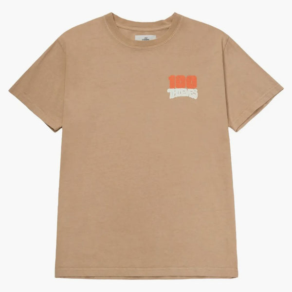 100 Thieves Adventure Ss T-shirt Khaki