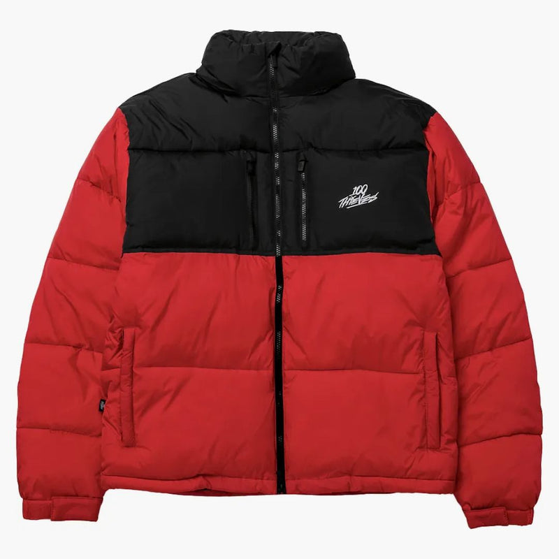 100 Thieves FW22 Buffer Jacket Red/Black